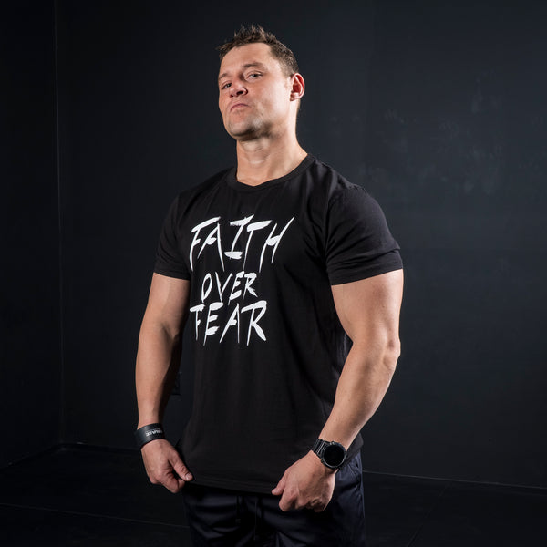 FAITH OVER FEAR GRAPHIC TEE (MEN)