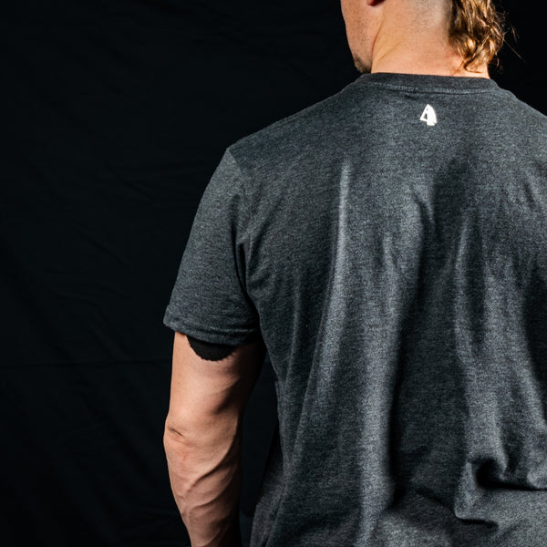 DISCIPLINE DICTATES DESTINY (CHARCOAL GREY T-SHIRT)