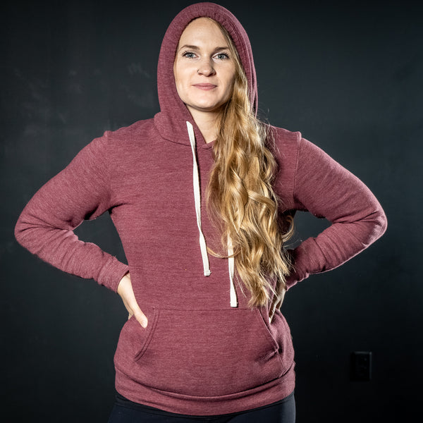NO PART TIME SAVAGE PULLOVER HOODIE (BOLD BURGUNDY)