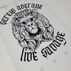 SCREW AVERAGE, LIVE SAVAGE (BLACK LONG SLEEVE-T)