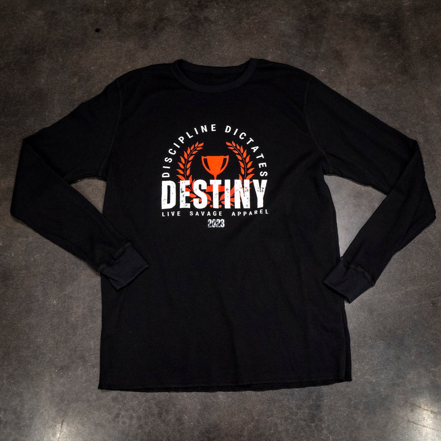 DISCIPLINE DICTATES DESTINY THERMAL (BLACK)