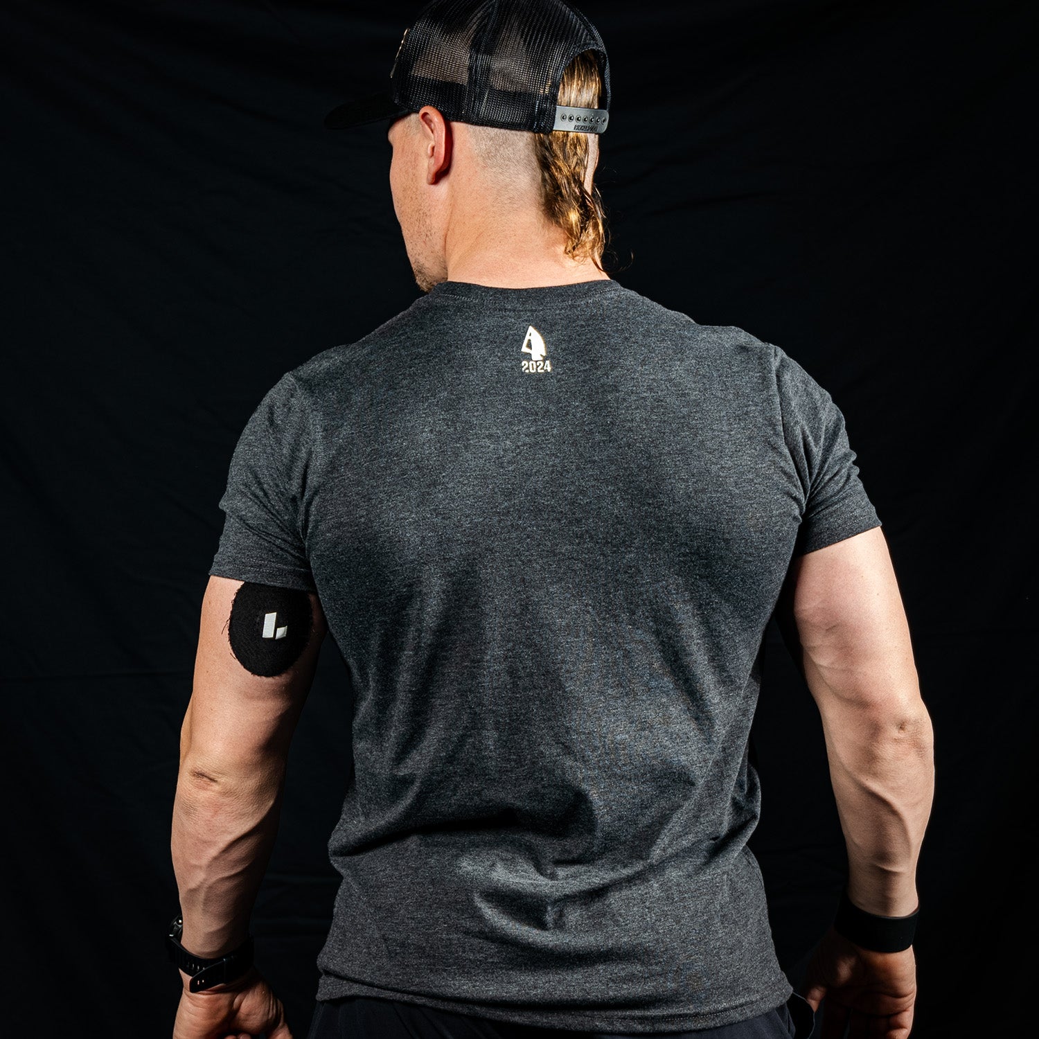 REFLECT, RECALIBRATE, RE-ENGAGE (CHARCOAL GREY T-SHIRT)