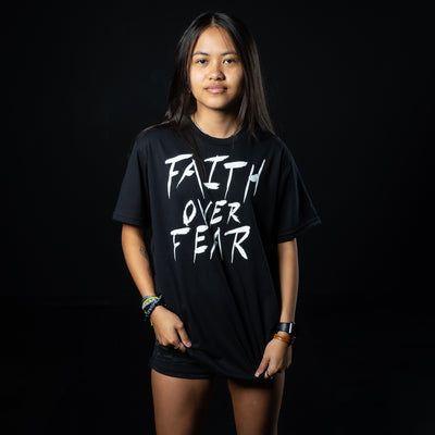FAITH OVER FEAR (BLACK T-SHIRT)