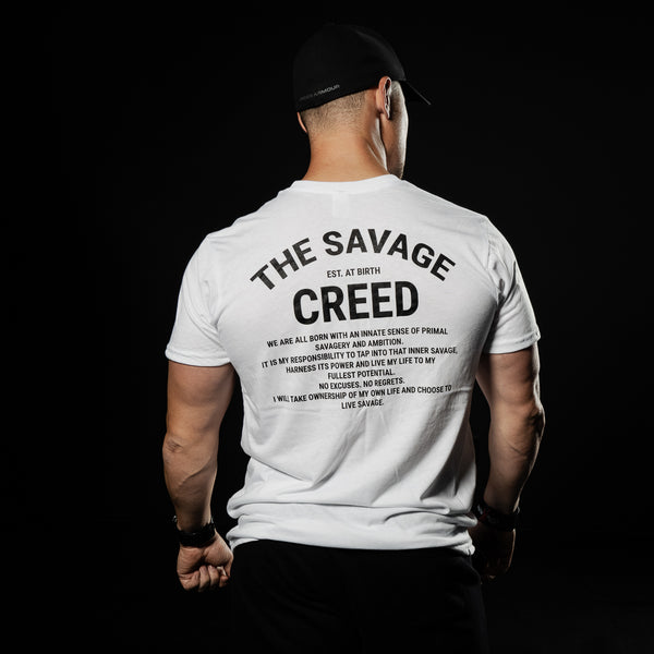 SAVAGE CREED (WHITE T-SHIRT)