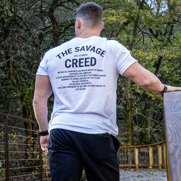 SAVAGE CREED (WHITE T-SHIRT)