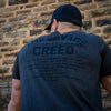 SAVAGE CREED (HEATHER CHARCOAL WITH BLACK INK T-SHIRT)