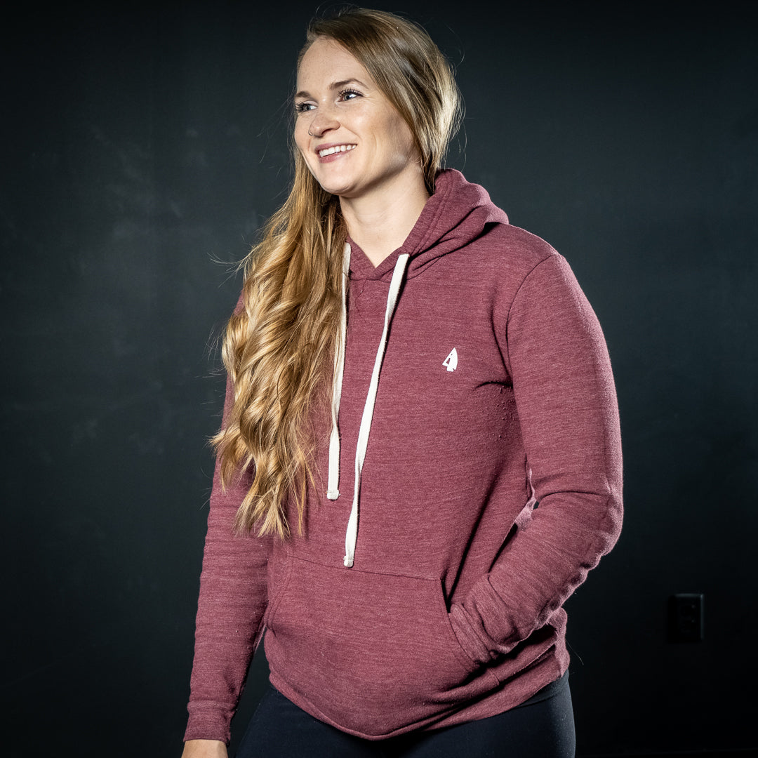 NO PART TIME SAVAGE PULLOVER HOODIE (BOLD BURGUNDY)