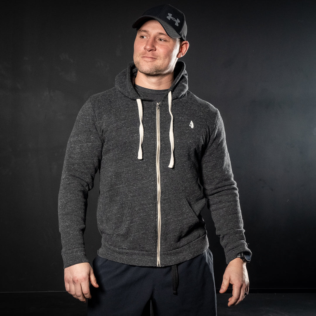 NO PART TIME SAVAGE ZIP HOODIE (GUNMETAL GRAY)